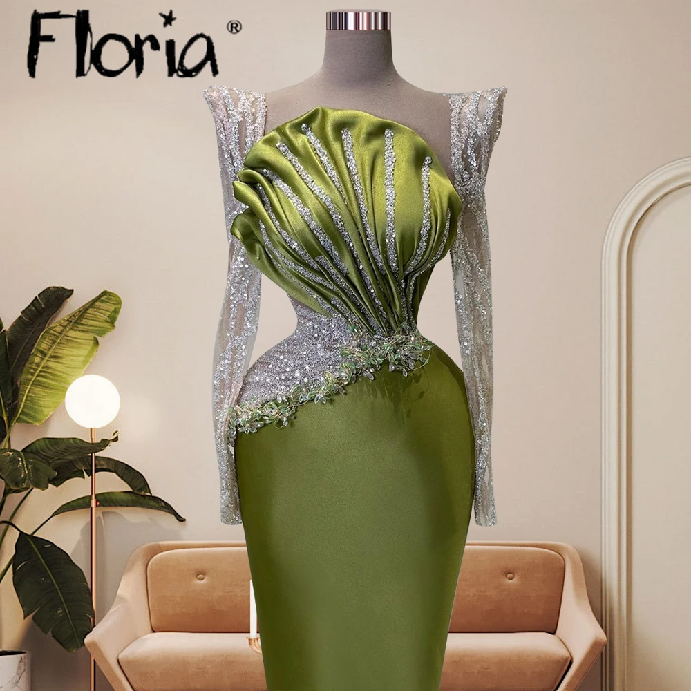 

Мусульманское длинное вечернее платье Floria, свадебные платья на Ближнем Востоке, большие размеры, вечернее платье, женские вечерние платья русалки
