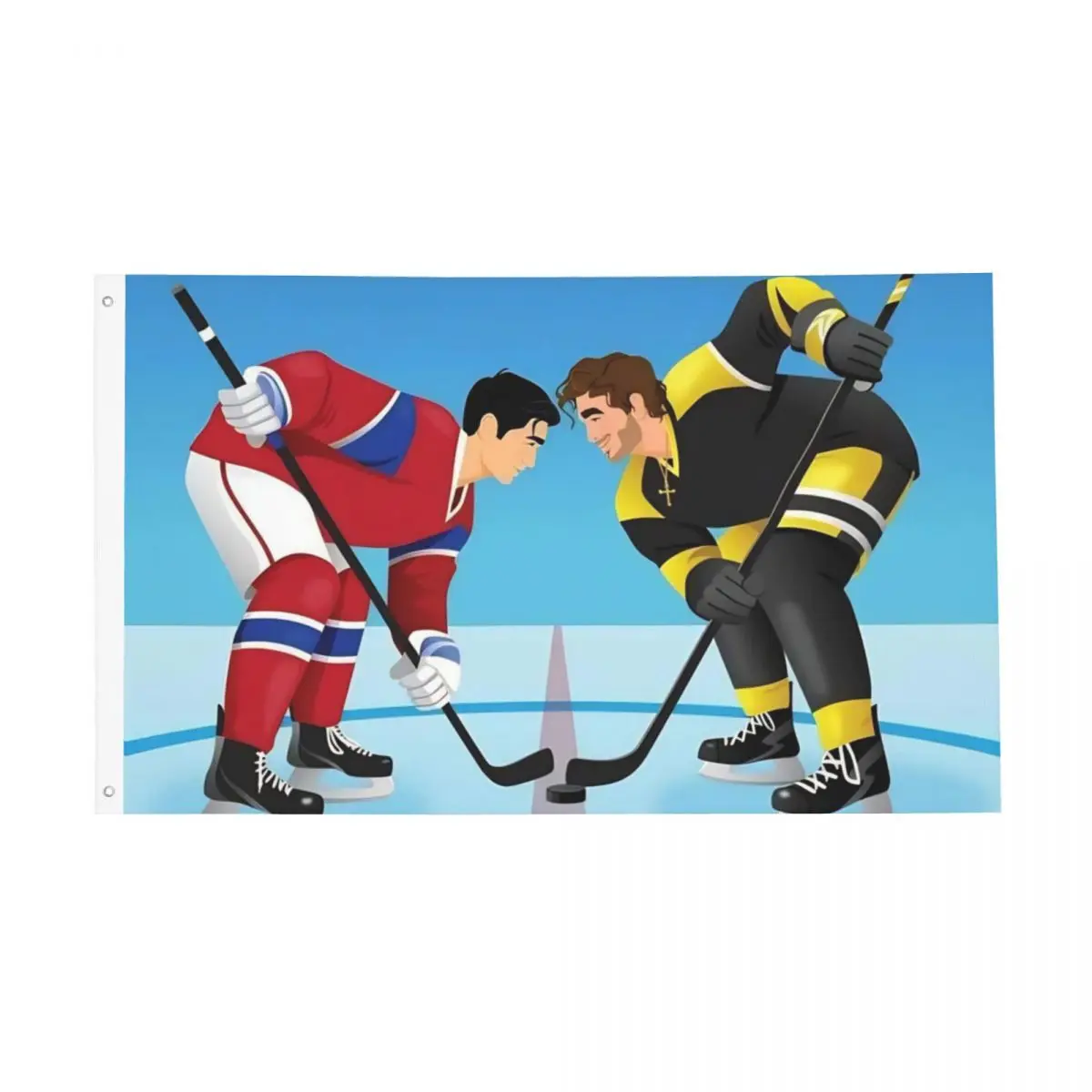 Heated Rivalry Flags Fade Proof Indoor Outdoor Banner Hockey Game 2 Grommets Home Room Dorm Wall Decor