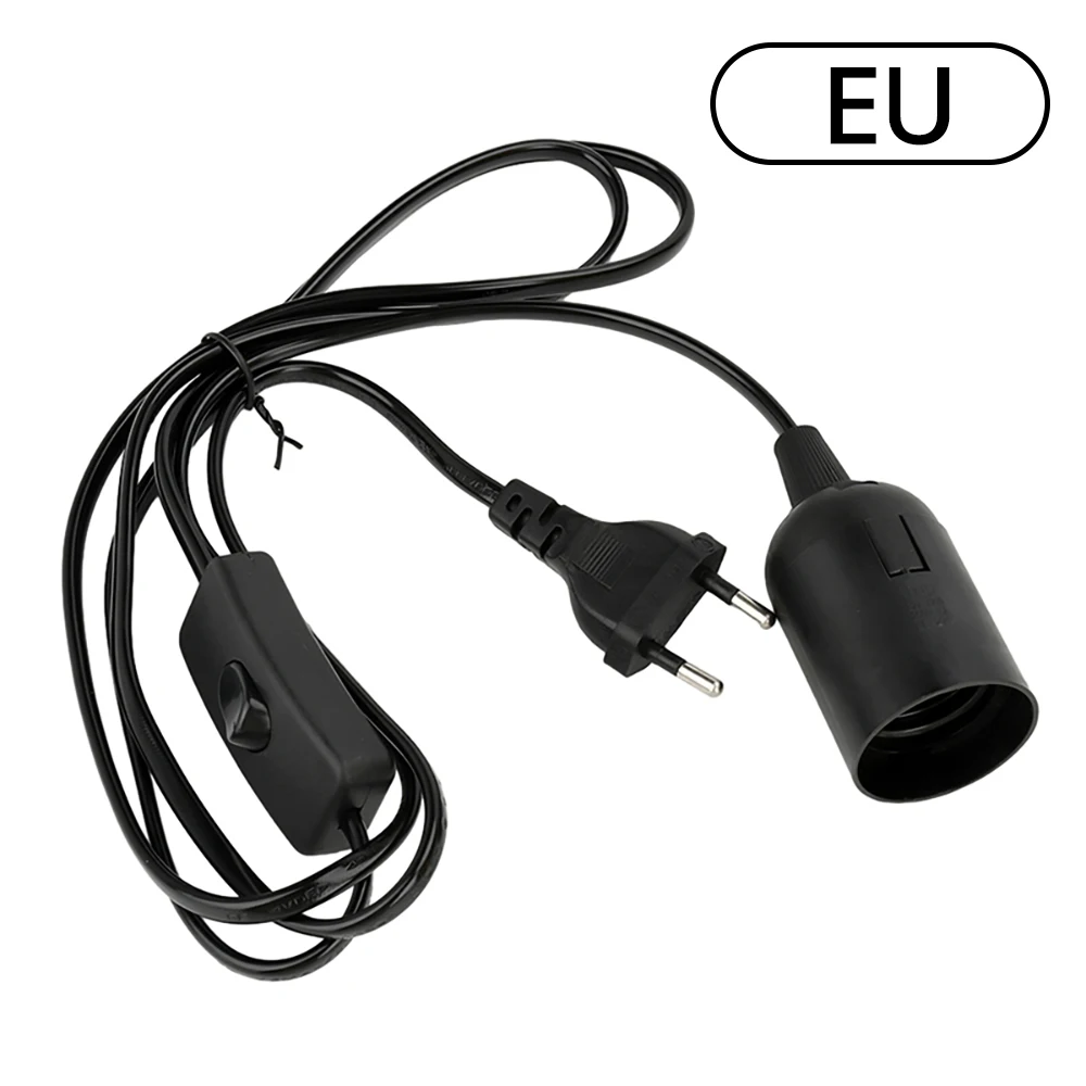 LED電球用スイッチワイヤー付き電源コードケーブル、e27ランプベースホルダー、ハンギングランプソケット、ライトアクセサリー、フィクスチャー、1.8m