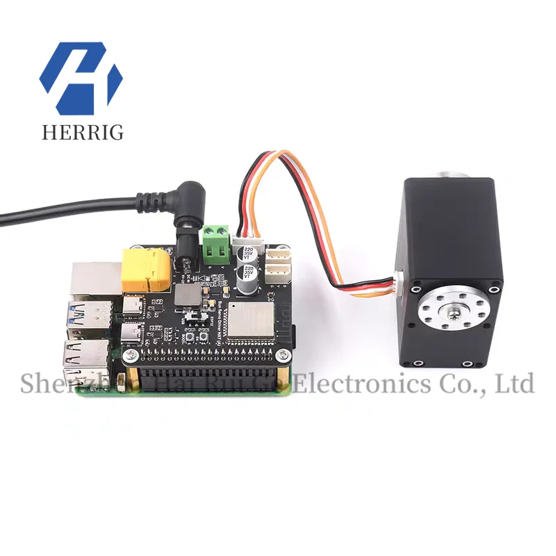 Raspberry Pi 5/4B bus servo driver board ESP32 robot USB/UART serial port servo control board