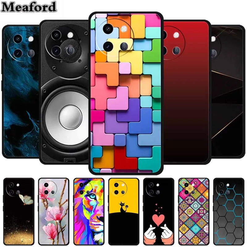 For Vivo Y38 Vivo T3x 5G Case Luxury TPU Soft Silicone Phone Cases for vivo Y200t Y200i Cartoon Lovely Bumper Back Cover Fundas