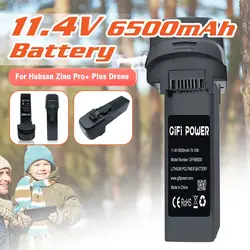 11.4V 6500mAh Battery FOR Hubsan Zino Pro+ RC Drone Spare Parts Zino Pro+ Plus Battery