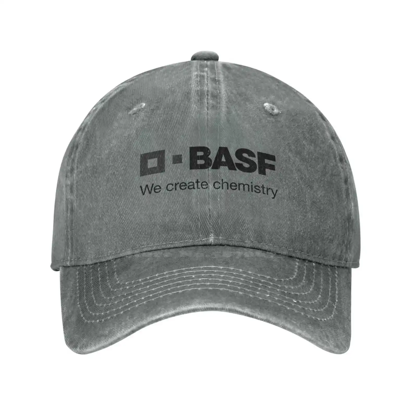 Boné de beisebol com logotipo BASF Qualidade Denim Cap, Chapéu De Malha