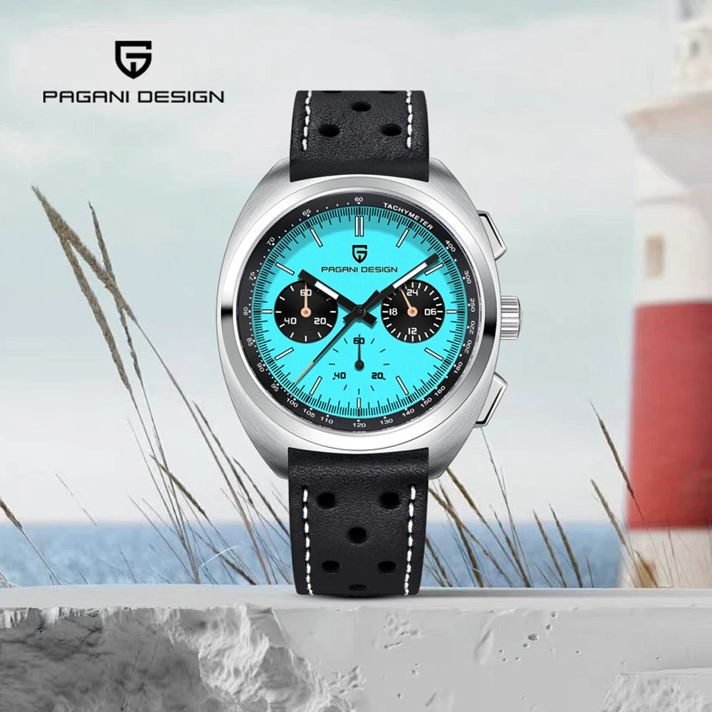 

PAGANI DESIGN Panda Мужские часы Кварцевые роскошные часы для мужчин Хронограф VK63 Наручные часы AR Сапфировые водонепроницаемые светящиеся часы