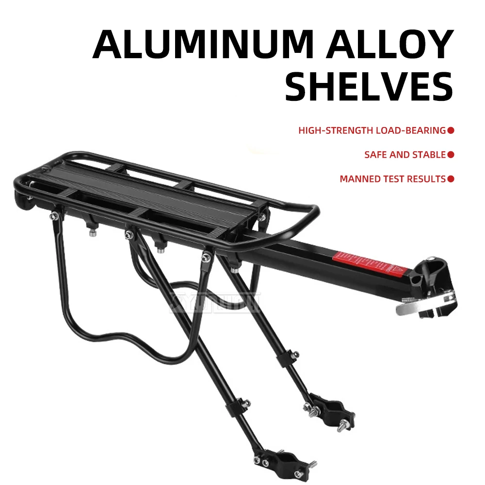 ,Aluminum Alloy Bicycle Seat,Universal Quick-Release Rack Mountain Bike Seat Post, Rear Bike Rack, Bicycle Accessories, Rack