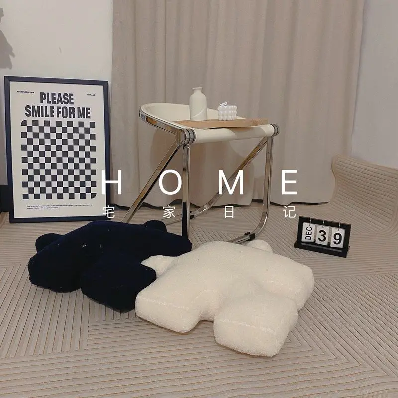 Puzzle Pillow Back Creative Sofa Cushions Cream Style Simple Pure Color Light Luxury Nordic Home Cushions Comfortable - Image 3