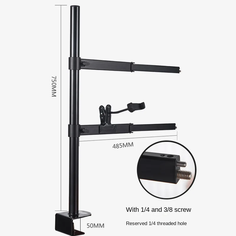 حامل مباشر لسطح المكتب لاستوديو فيديو الإضاءة الفوتوغرافية