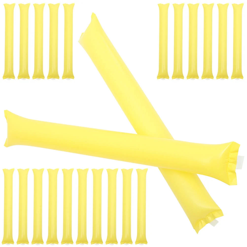 50 Pcs Inflatable Stick Refueling Party Leaders Cheerleading Stadium Noisemakers Sports Cheering Sticks Pe Wands Concert