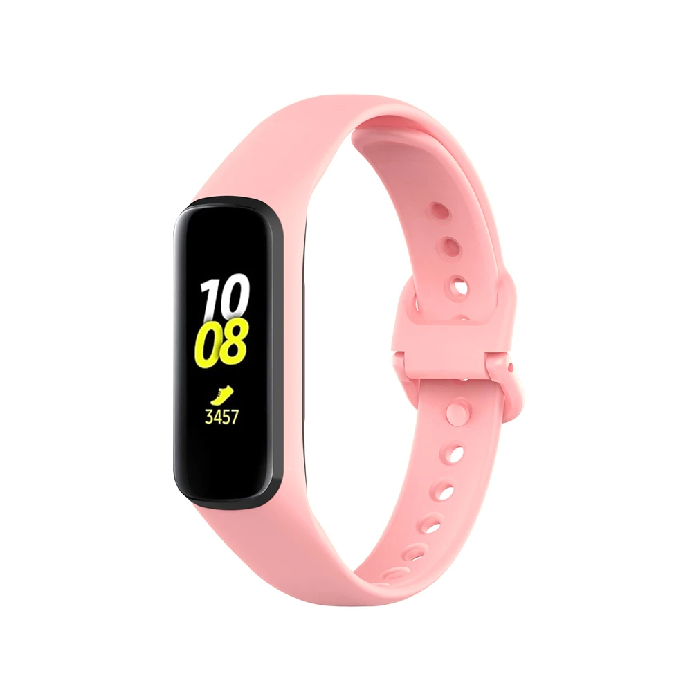 Miękki silikonowy pasek do Samsung Galaxy Fit 2 R220 SmartWatch wymiana bransoletki opaska na nadgarstek regulowany pasek do zegarka do Galaxy Fit2