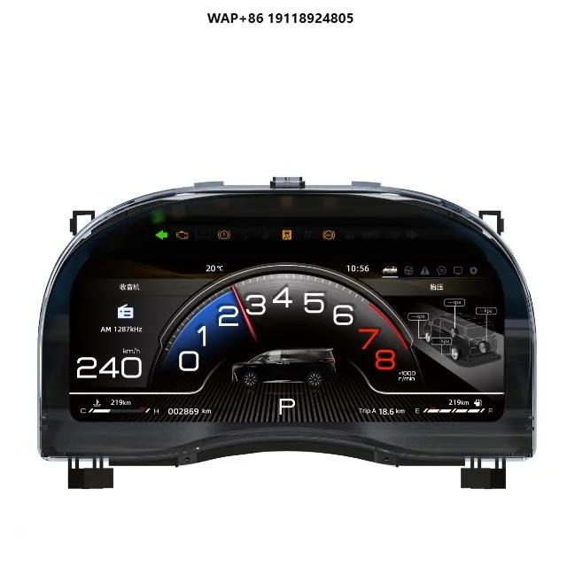 

Car Digital Cluster Instrument 12.3 Inch for Alpha 20 Series 30 Series Upgraded 40 Series Dashboard Display Panel
