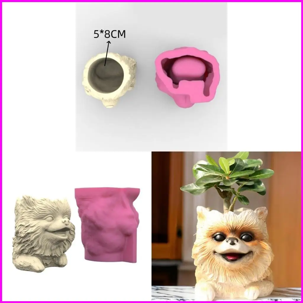 

Epoxy Resin Flower Pots Mold Creative Handmade Planter Silicone Mould