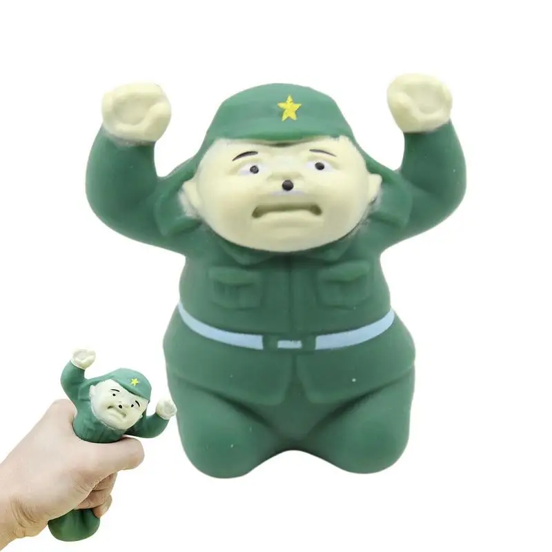 

Fun Japanese Soldier Elastic Stress Balls Sensory Squeeze Toy Anti Stress Squishy Fidget Toys Stress Relief Toys For Kids Adults