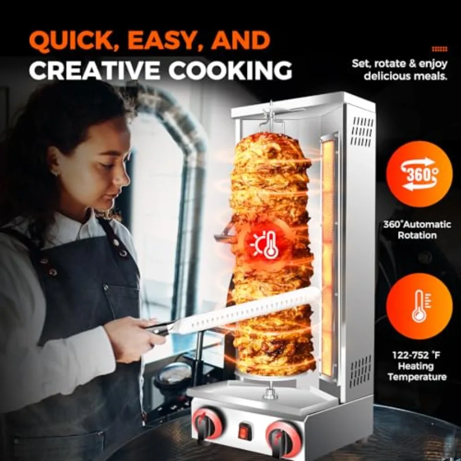 Gas Shawarma Kebab Grill 5