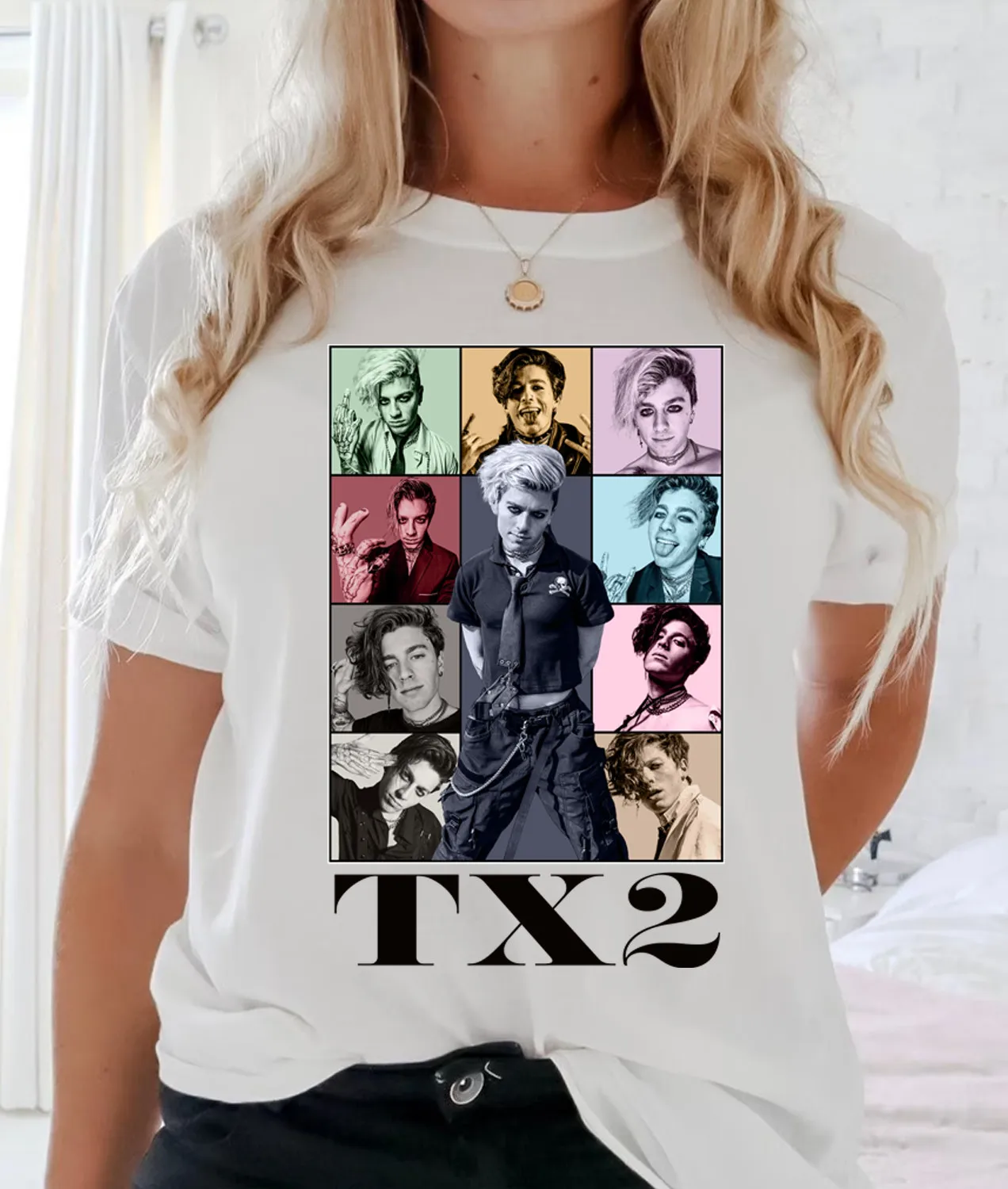 NUEVA camiseta unisex TX2 2024 de manga corta para fan S a 5XL