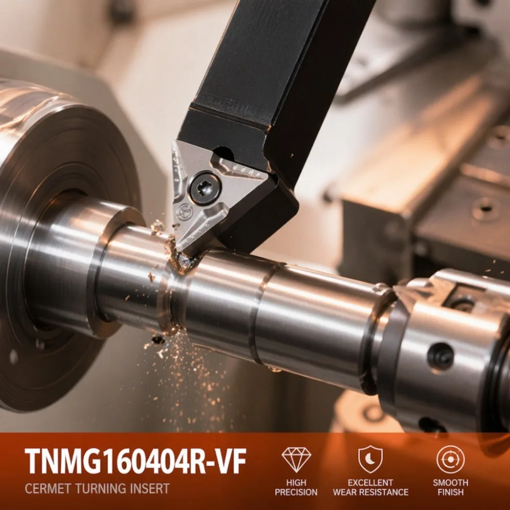 Cermet Turning Insert  TNMG160404R-VF TNMG160408R-VF Carbide Insert Lathe Turning CNC Machine Cutting Tool