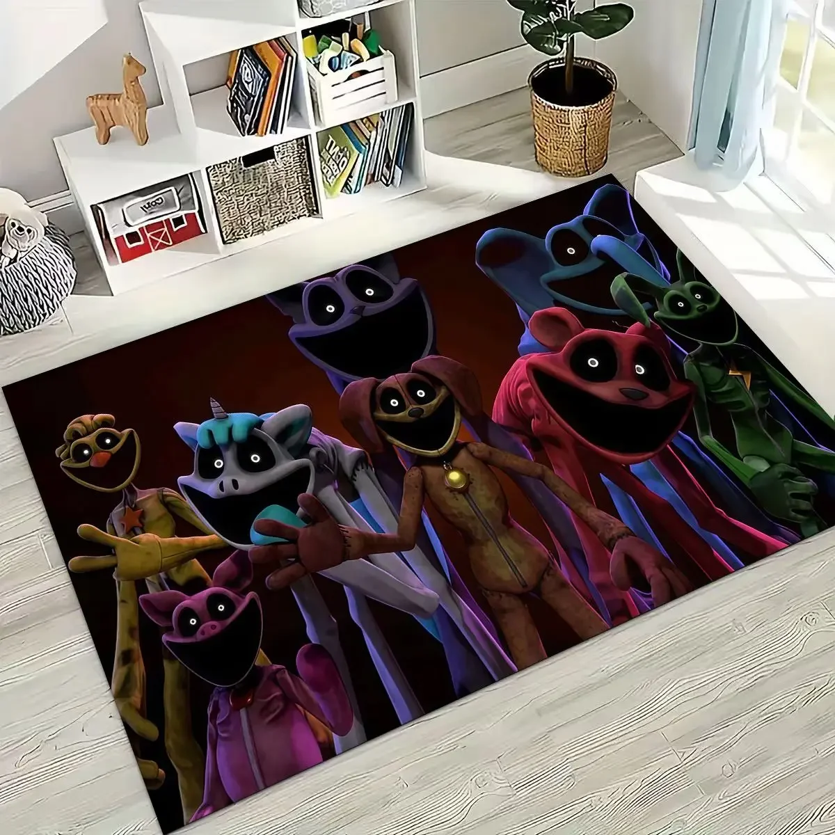

Cartoon S-Smiling C-Critters Craftycorn Catnap Rug for Bedroom Living Room Sofa Home Doormat Decor,Large Kid Non-slip Floor Mat