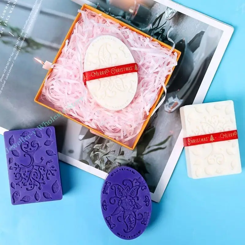 

R7UF Western Ethnic Pattern Soap UV Crystal Epoxy Resin Mold Handmade Plaster Silicone Mould DIY Clay Crafts Mold