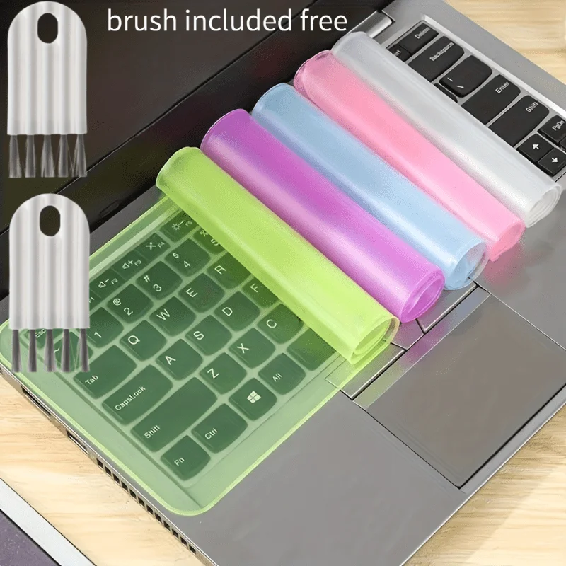 Computer Keyboard Cover Notebook Laptop Universal Protector Waterproof Skin Keyboard Silicone Clear Protective Film 13 To 17inch