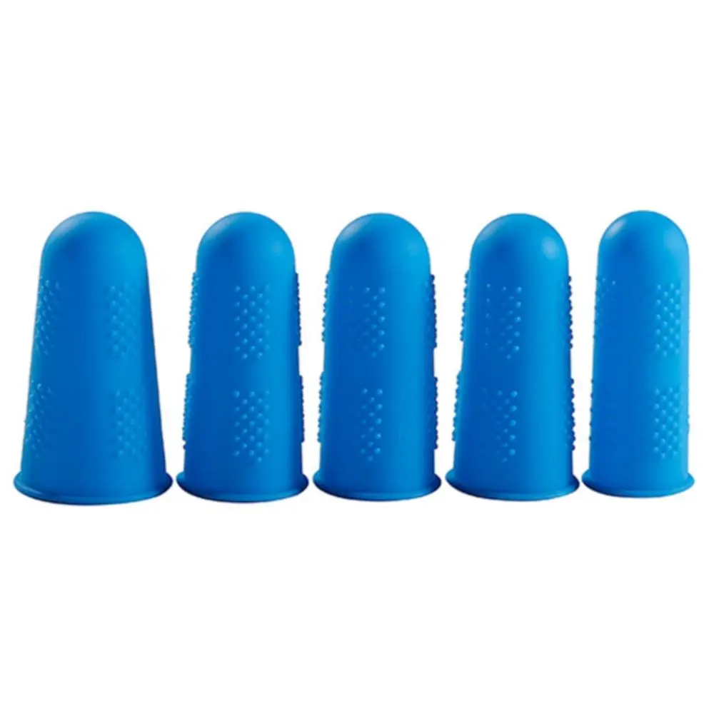 Set Silicone Heat Resistant High Temperature Resistant Anti-cut Kitchen Tools Finger Caps Fingers Cover Finger Protector
