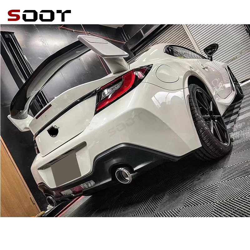 لتويوتا GR86 سوبارو BRZ ألياف الكربون الذيل زعانف الخلفي الجذع المفسد دليل الجناح الخلفي الجناح سيارة الجذع كلبشة قطع غيار السيارات #6