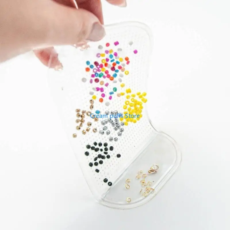 50LE 2PCS/مجموعة من الفولاذ المقاوم للصدأ ملتزمات حبة السيليكون وخرز حصيرة مقاومة للزلز #3