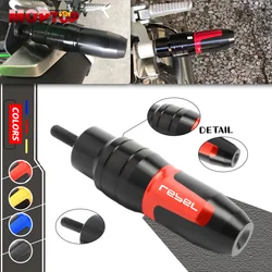 Motorcycle Accessories For Honda Rebel CM300 CM500 CMX1100 REBEL 300 500 CMX 1100 Crash Pads Exhaust Sliders Crash Protector Pad