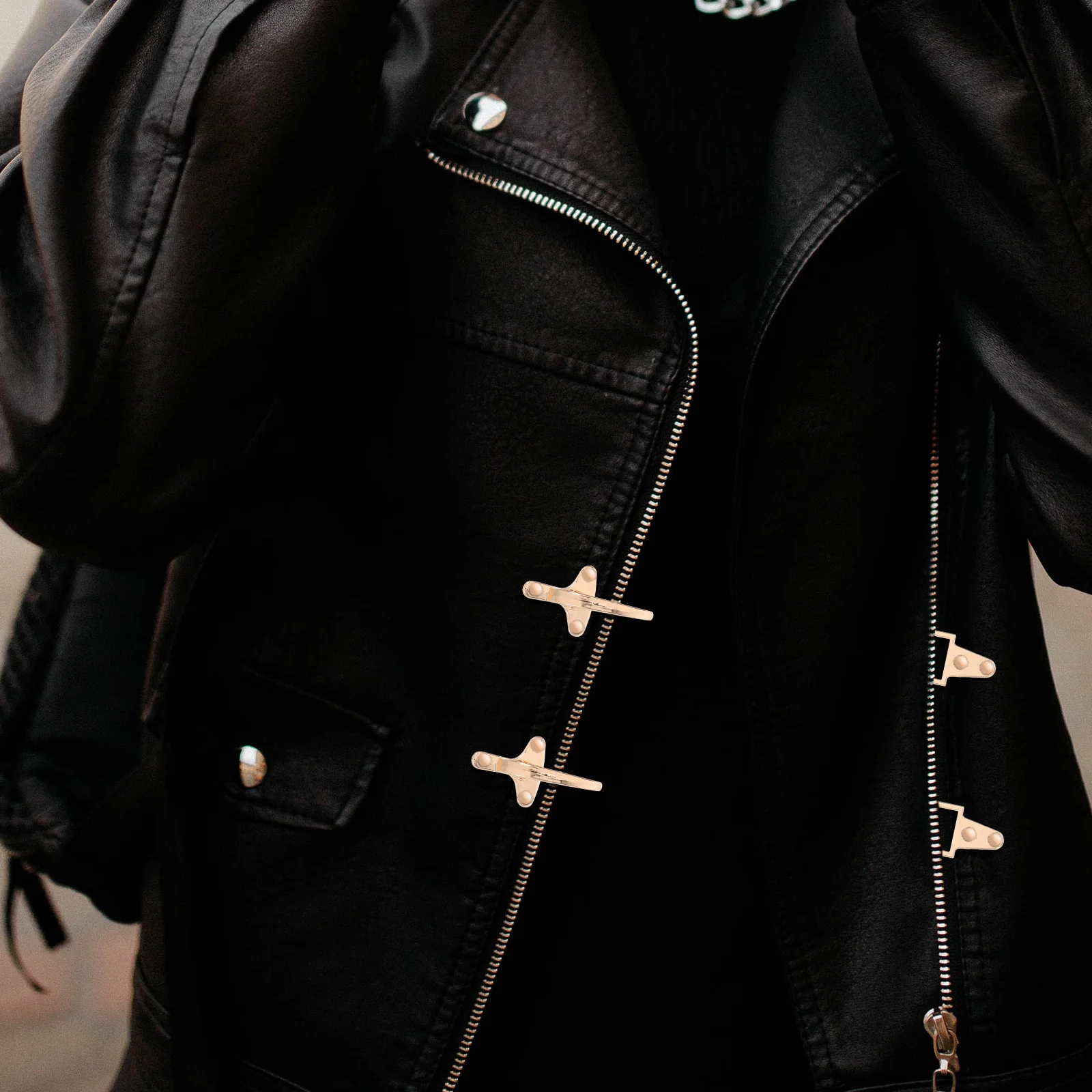 2 مجموعات الملابس حزام أبازيم معدنية تبديل التعشيق سبيكة استبدال معطف سترة فستان إغلاق المشابك لحقائب الظهر ملابس خارجية #4