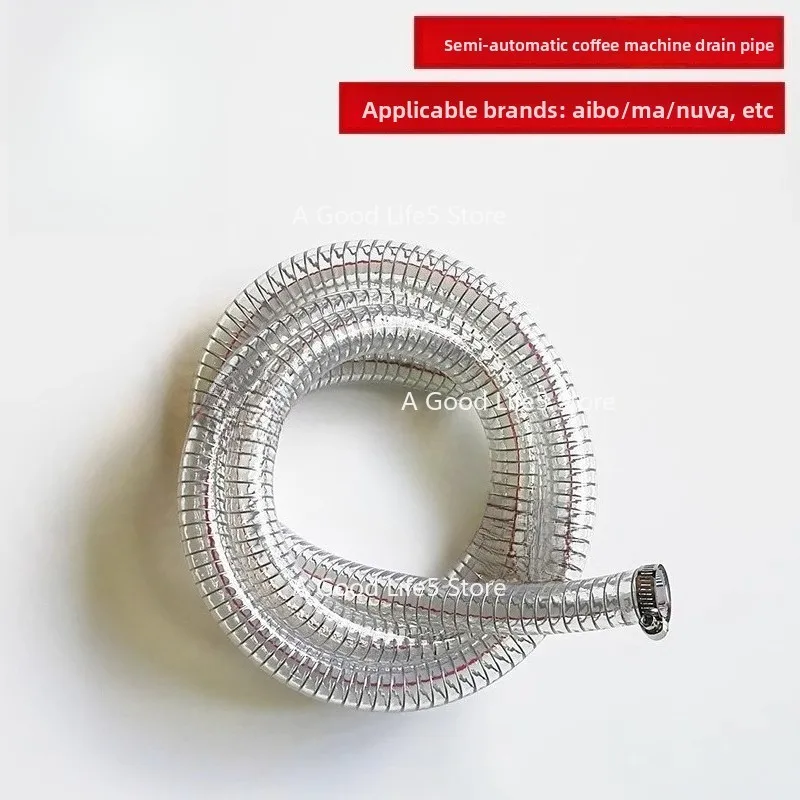 

Apply To Italy Aibonova Pegasus Semi-automatic Coffee Machine Drain Pipe Coffee Machine Drain Pipe Steel Wire Hose Accessories