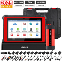 LAUNCH X431 PAD V OBD2 Car Diagnostic Tool J2534 ECU Programming All System Topology Map FCA Online ECU Coding DOIP CAN FD