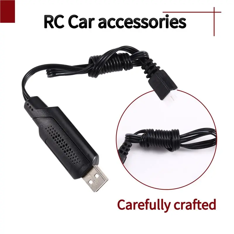 DELAM-para XLH X9115 X9116 9120 RC accesorios de coche actualización Cable de carga USB reemplazo