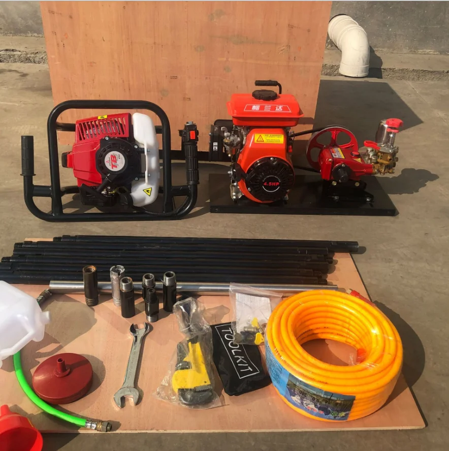 Factory Sales Backpack Drilling Rig High Efficiency Portable Geological Exploration Sampling Machine Small Drilling Machine