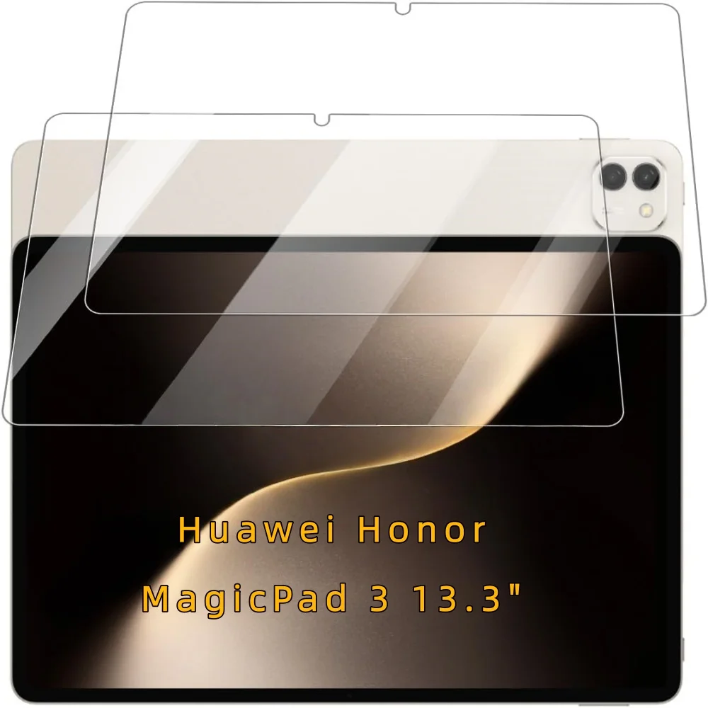 2PCS 9H gehärtetes Glas Displayschutzfolie für Huawei Honor MagicPad 2 12,3 MagicPad 3 13,3 Zoll Anti-Scratch HD Schutzfolie