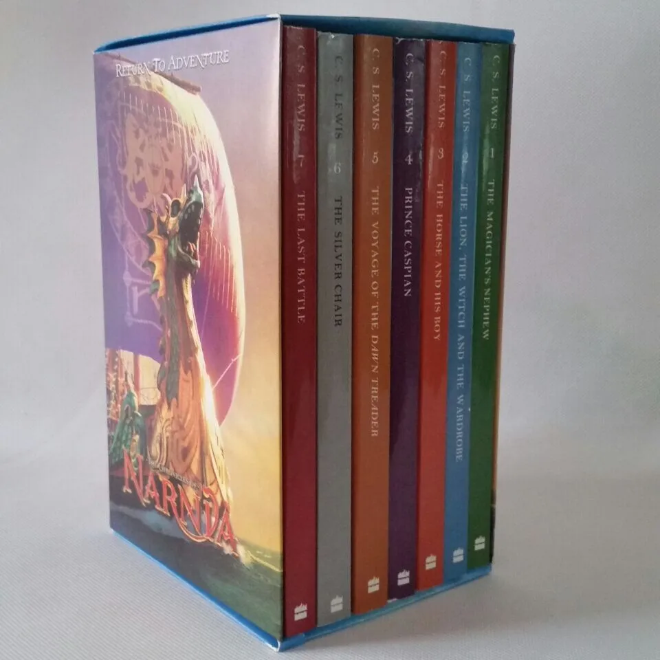 7Pcs Chroniken von Narnia Box Set Englisch literatur bücher
