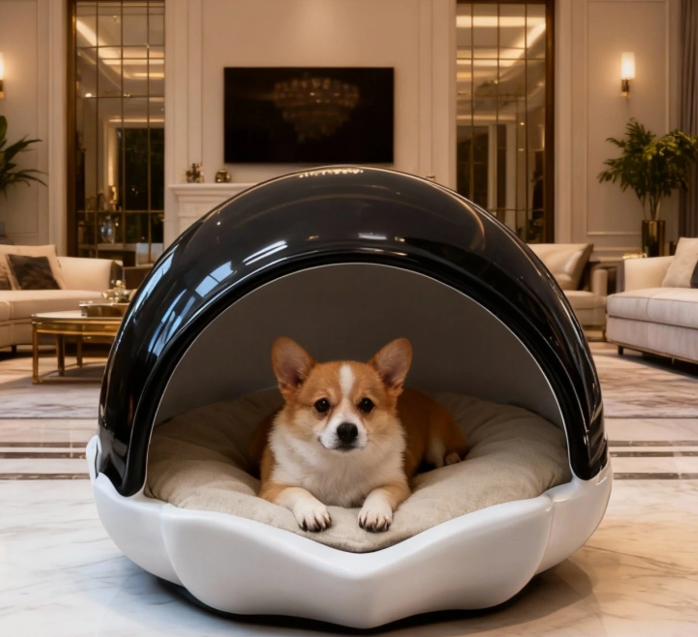 

Pet kennel luxury villa small dog household indoor all seasons