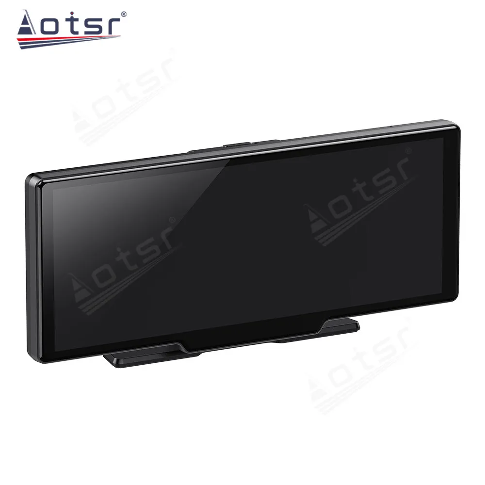 DVR 10.26 pollici Per Auto Universale 4K Dash Cam Wireless Carplay e Android Auto GPS Navigazione Videoregistratore Cruscotto Auto DVR