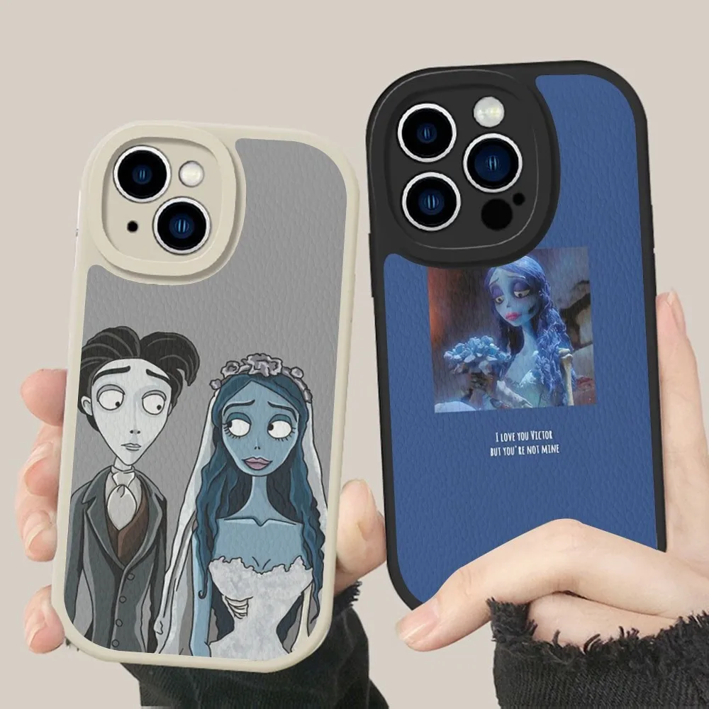 Disney C-Corpse Bride   Phone Case Hard Leather For iPhone 14 13 12 Mini 11 14 Pro Max Xs X Xr 7 8 Plus Fundas