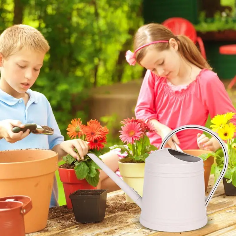 Small Watering Can 1.8L Watering Pot Non-slip Anti-fall watering kettle with Ergonomic Handle Watering Accessory for Plants