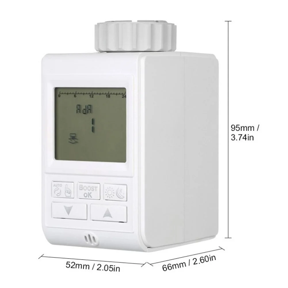 Controllo efficiente della temperatura per radiatori Termostato intelligente wireless con tecnologia Zigbee e installazione semplice