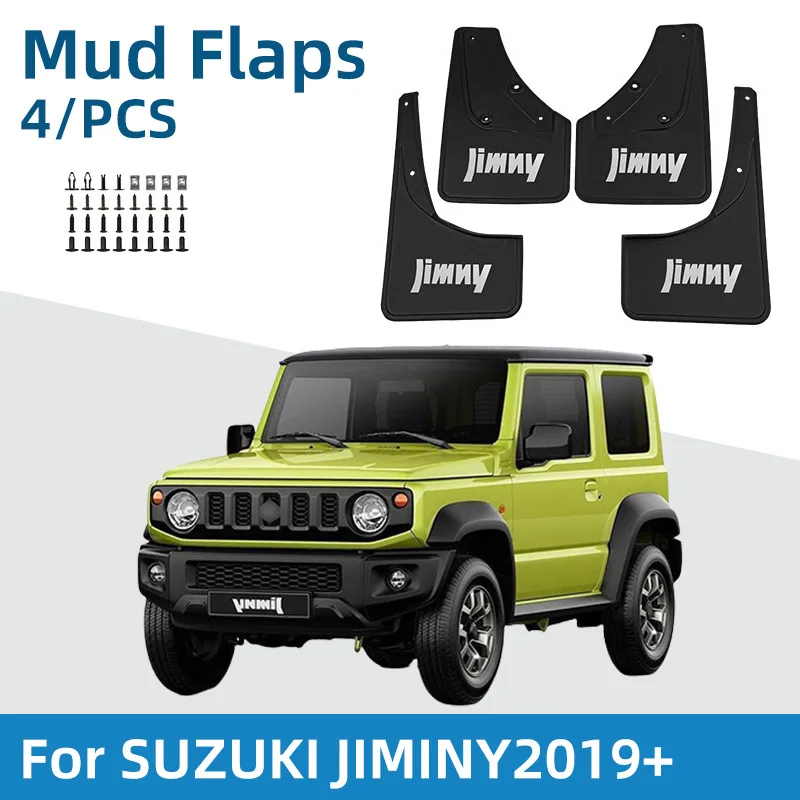 

Car Fenders Suitable For Suzuki Jimny 2019-2023 Logo Mud Guard Body Kit Accessories