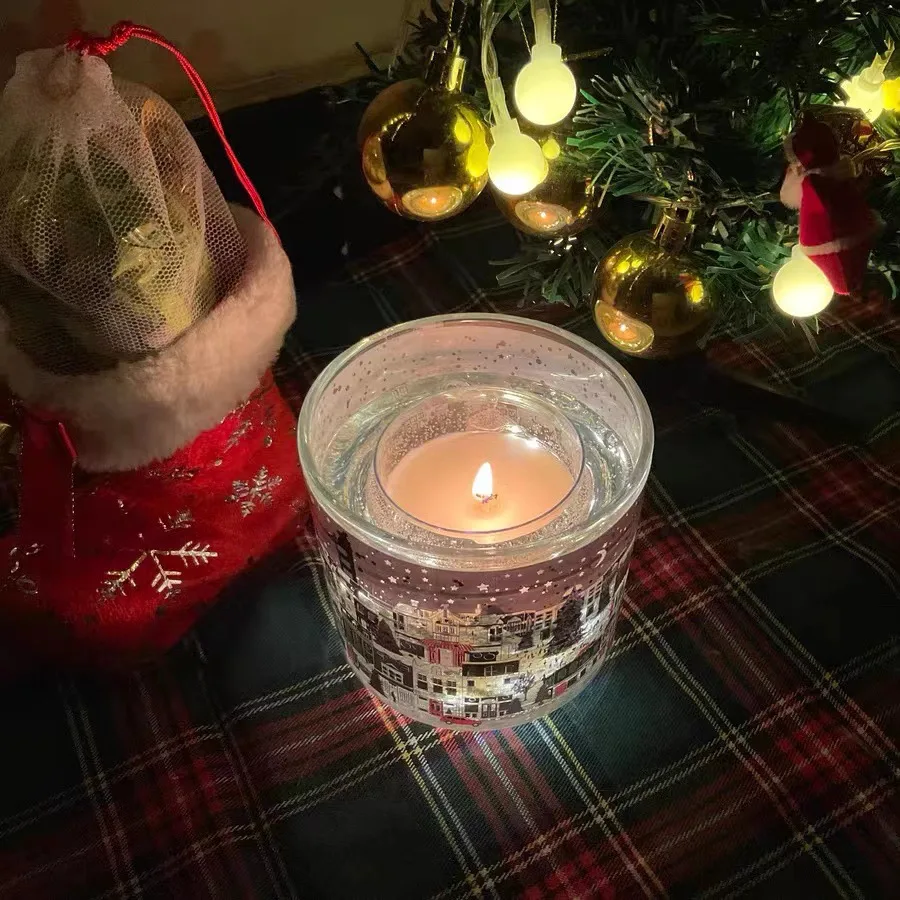 Street View Scented Candles with LED Light,Martha London Atmosphere Candles, Goddess Day, Birthday Gift