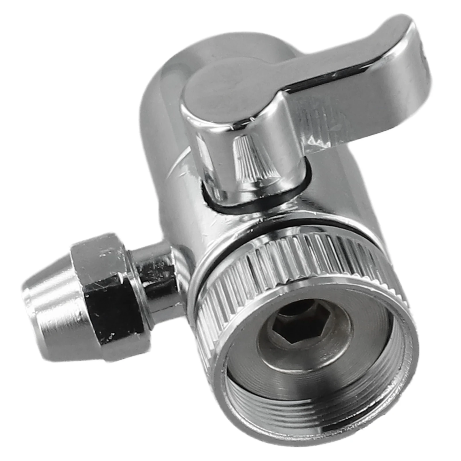 Dual Output Valve Kitchen Faucet Adapter Flexible Water Control High-temperature Resistance Leak-proof Mechanism