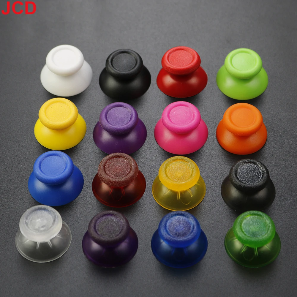 JCD 2pcs Para PS4 Pro Slim Controlador 3D Joystick Analógico Polegar Vara Aperto Cap Thumbsticks Tampa Tampa Tampa Cogumelo Peça de Substituição