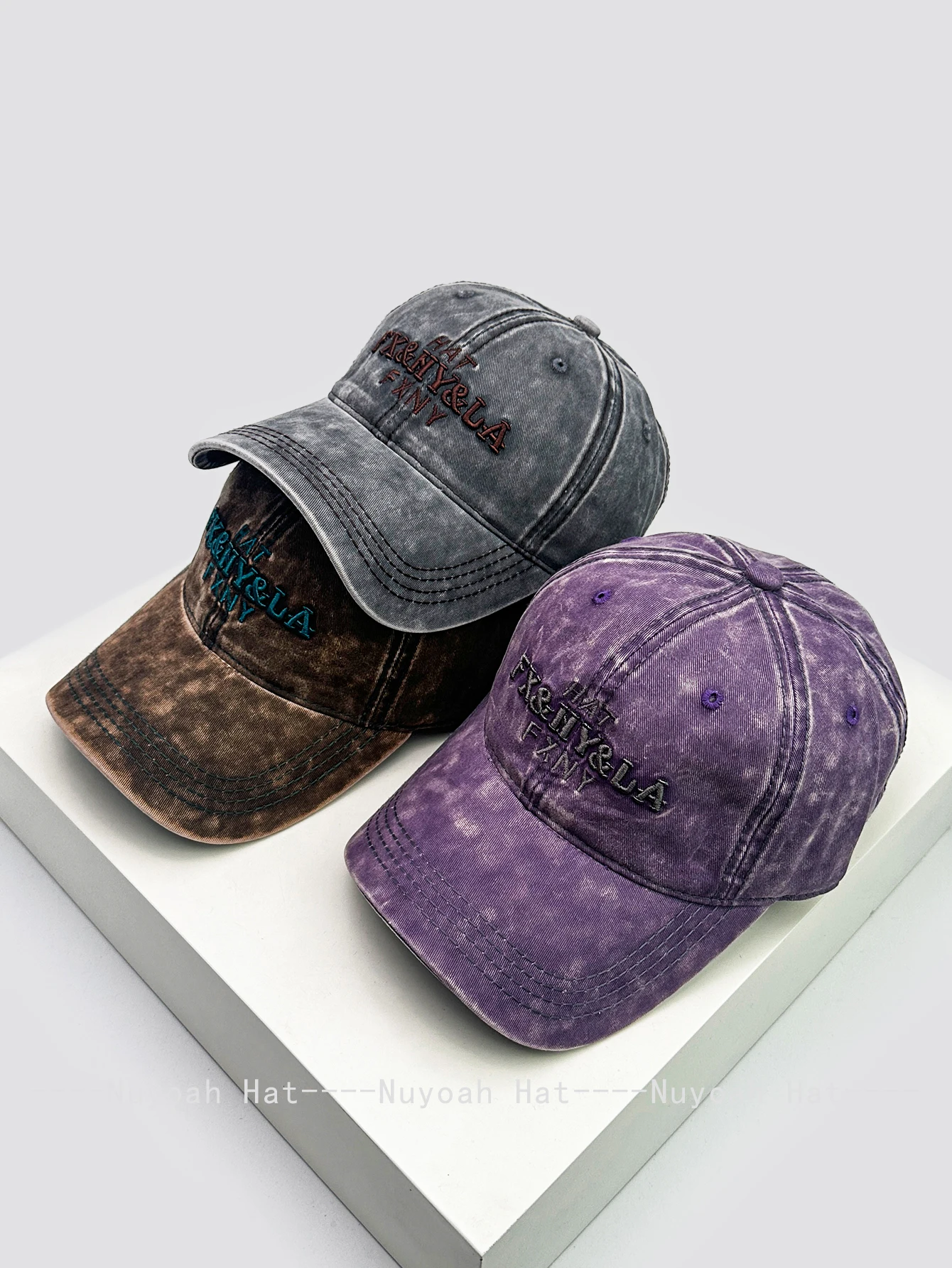

Spring and Autumn New Alphabet Embroidered Baseball Hat Men's and Women's Bent Eaves Casual Trend Cap