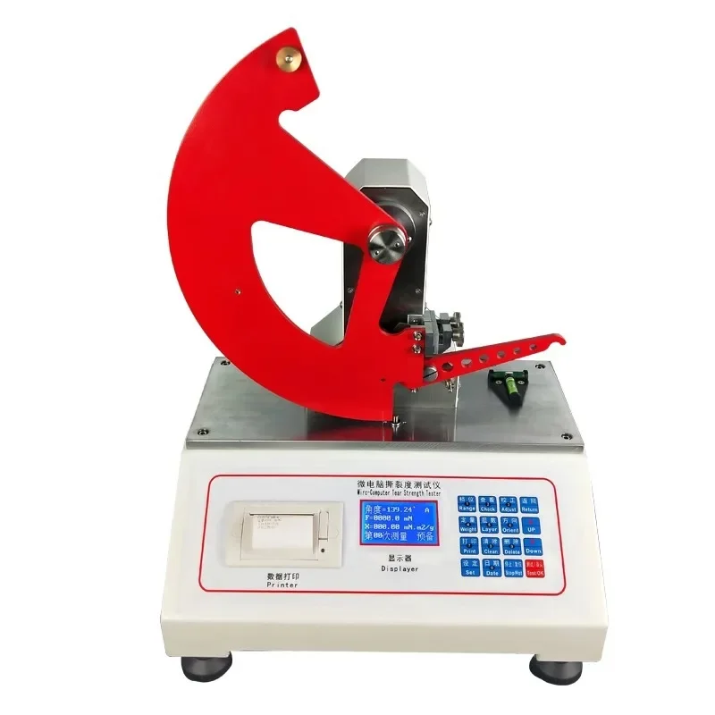 

Automatic tear strength tester, cardboard paper film tear tester