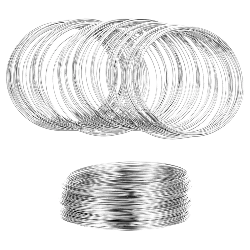 PWS 100 Loop Jewelry Wire, Memory Wire For Jewelry Making Bracelets Beading Wire For Jewelry Making