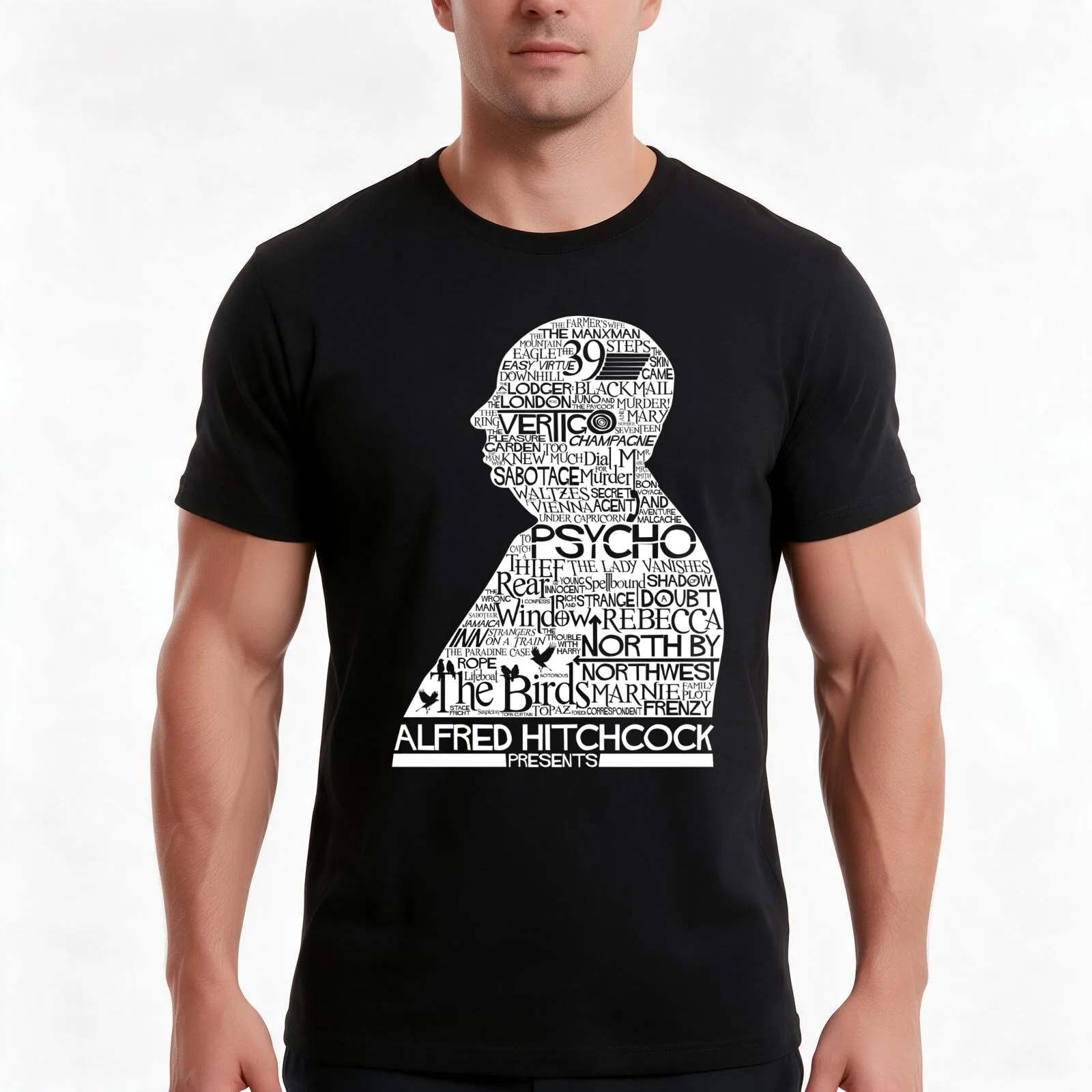 Alfred Hitchcock Presents... T-Shirt Summer Casual Cotton Tee, Unisex Men Women