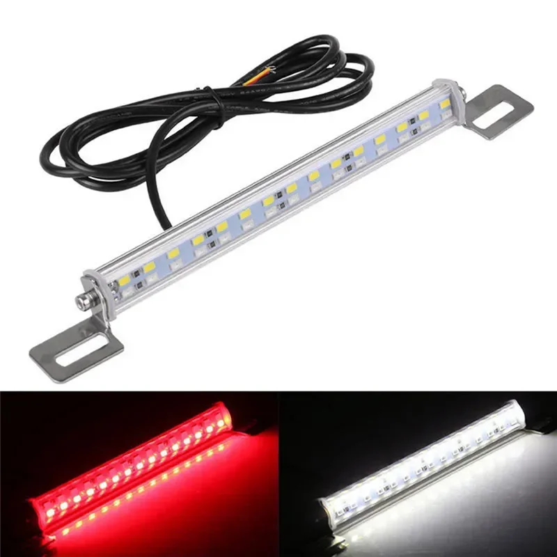 Universal Refit Car Led Reversing Light Super Bright and Durable Aluminum Alloy Heat Dissipation Material Base Dual Color Lamp
