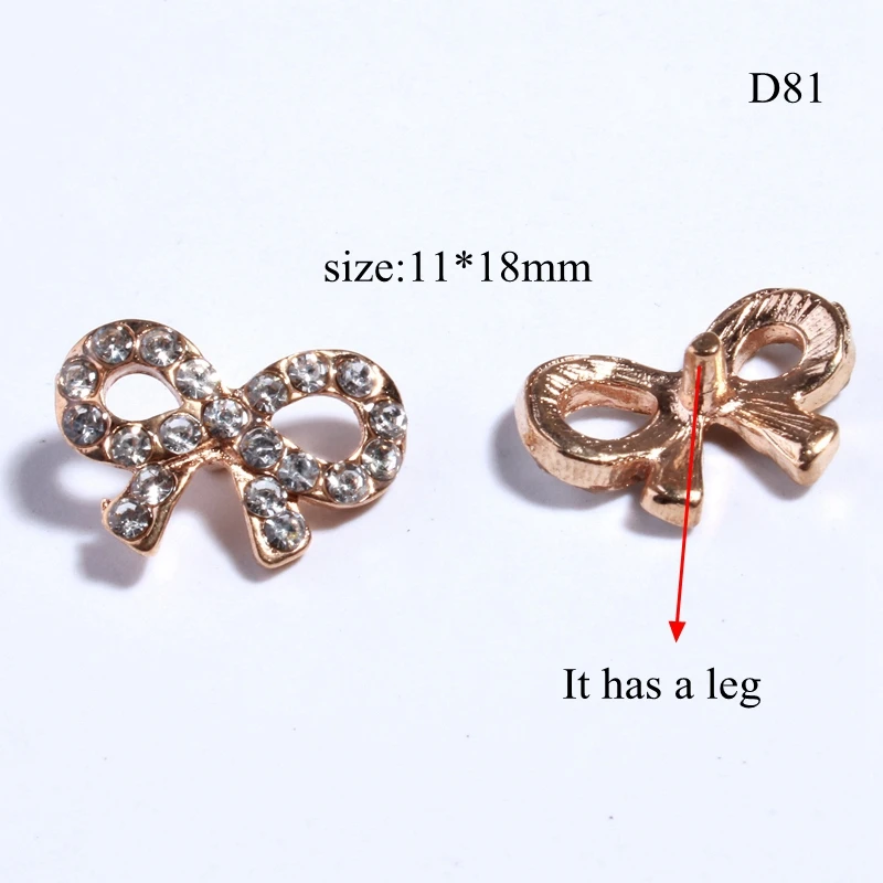 10PCS 11*18MM Newborn Rhinestones Buttons For Wedding Accessories Alloy Crystal Button For Decoration