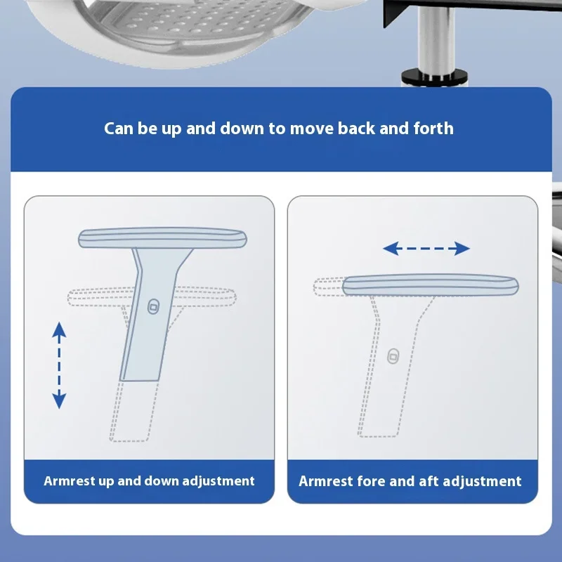 

Cushion 2025 Ergonomic Chair 3D Ultra Computer Liftable Chairs Breathable Headrest Reception Counter Business Office Furniture
