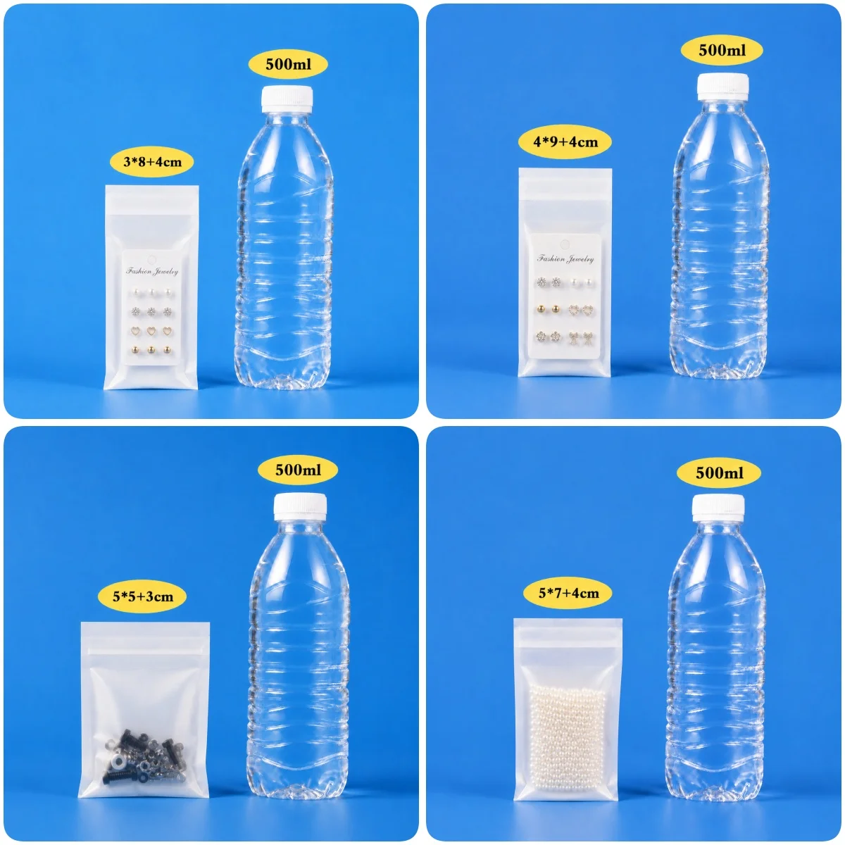 Umweltfreundliche, biologisch abbaubare Glasin-Papiertüten, halbtransparente Tasche, selbstklebende Umschläge, für Datenkabel, Kleidung, Accessoires – Detail 1